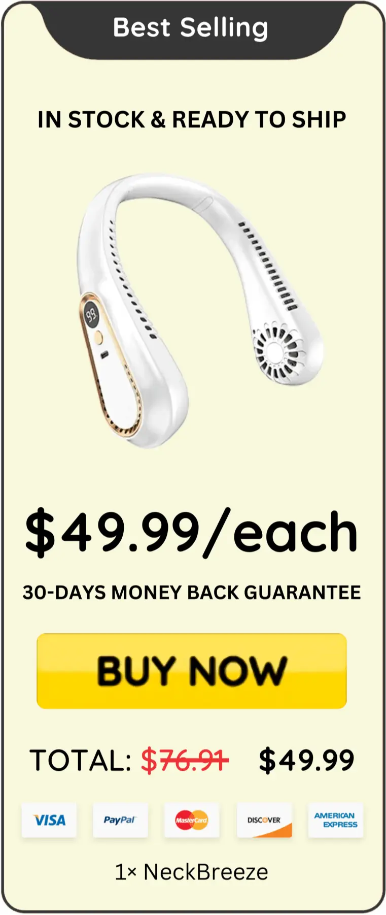 NeckBreeze price